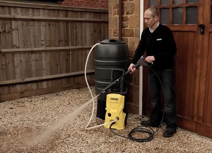 How to use a Karcher Pressure Washer with a Bucket