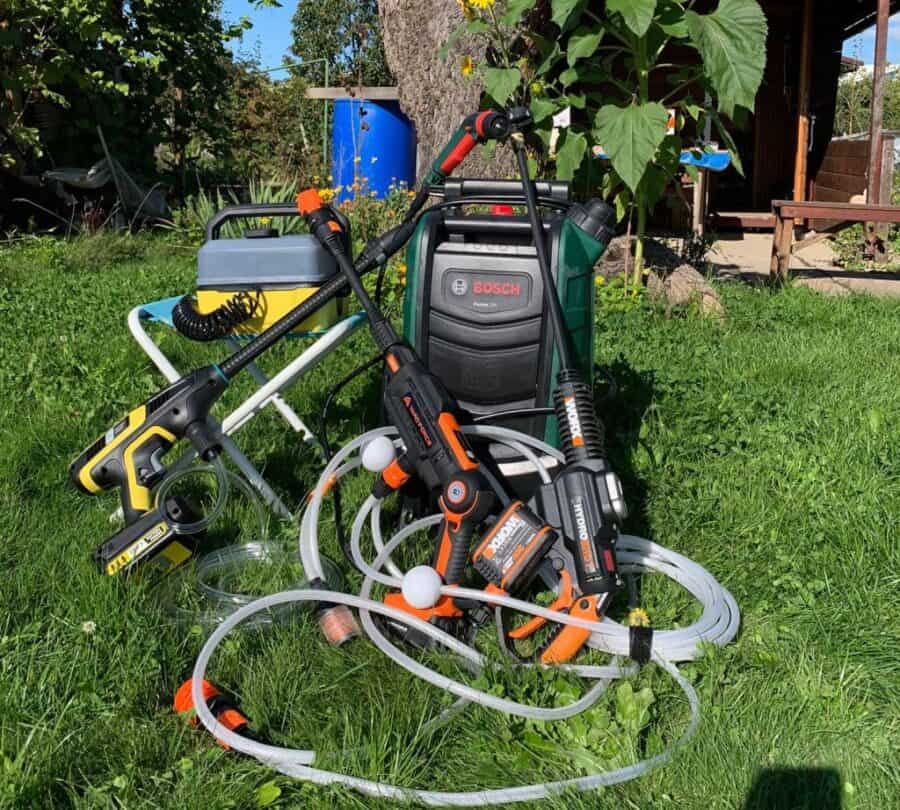 cordless pressure washer selection